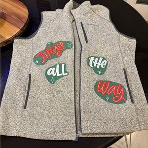 Eddie Bauer Men's Gray HolidayVest size XL